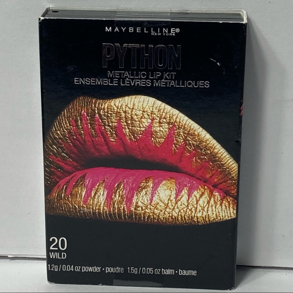 Maybelline Python Metallic Lip Kit Wild Pink Gold